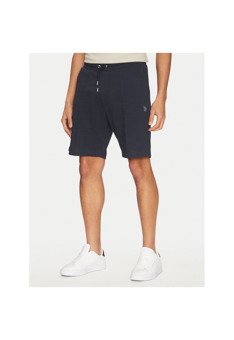 Pantaloni scurti barbati - 305229960 - Bumbac/Poliester - Albastru - Albastru
