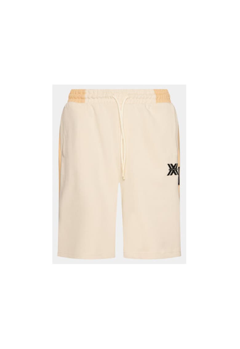 Pantaloni scurti barbati - 303886271 - Bumbac - Bej