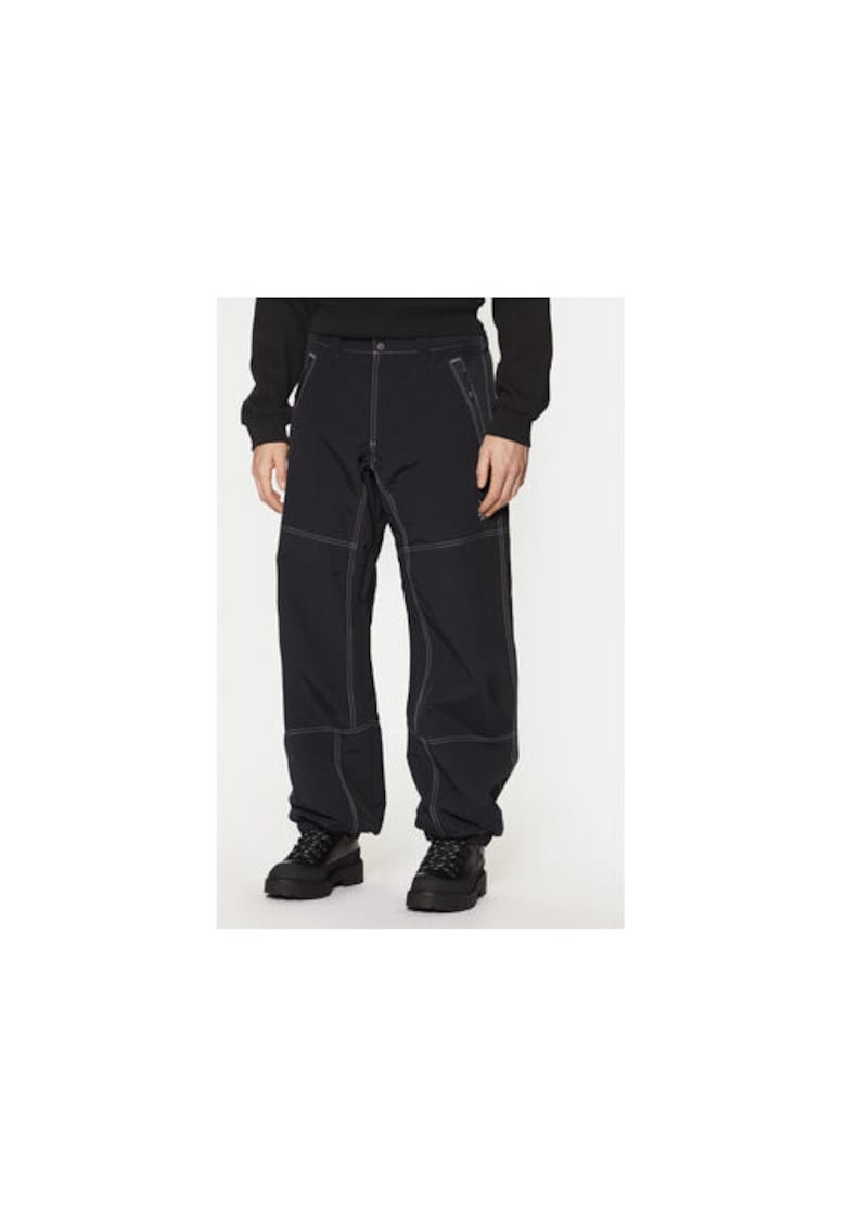 Pantaloni snowboard barbati -  303979393 - Nylon/Nylon - M INTL - Negru
