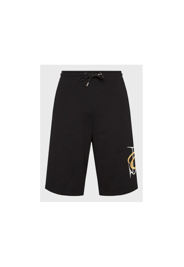 Pantaloni scurti barbati - 302544042 - Bumbac - Negru