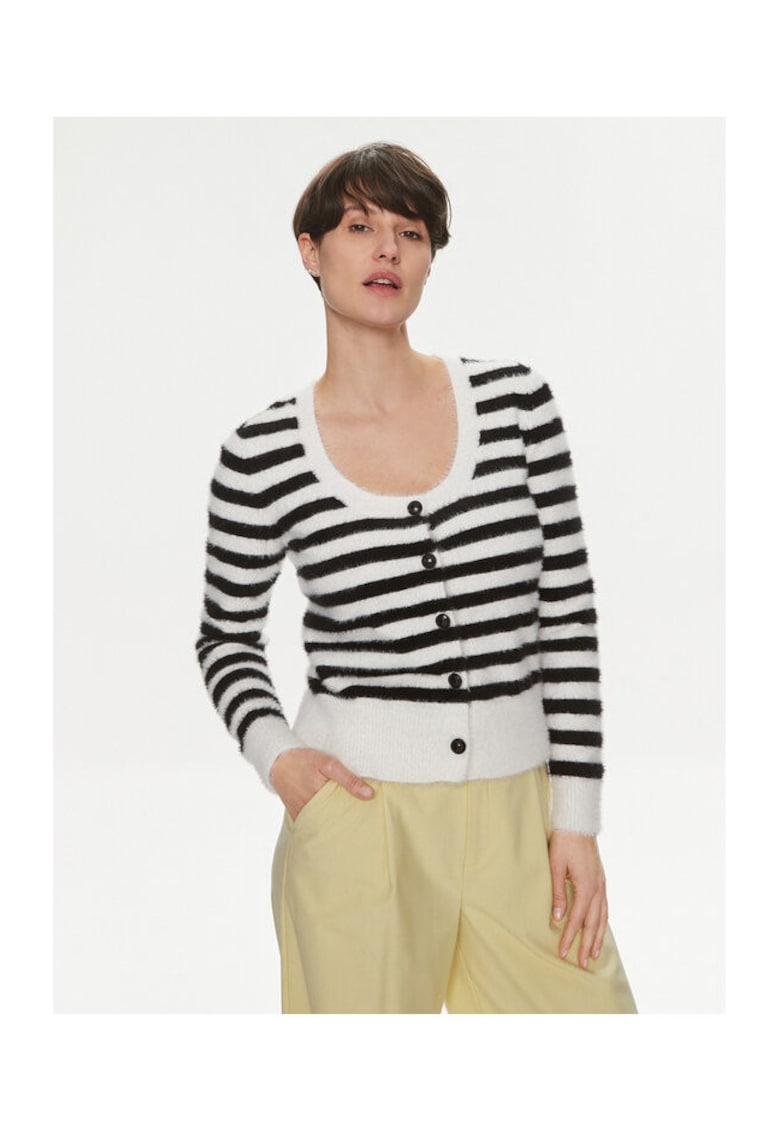 Cardigan dama - 303917388 - Poliamida - Alb - Alb