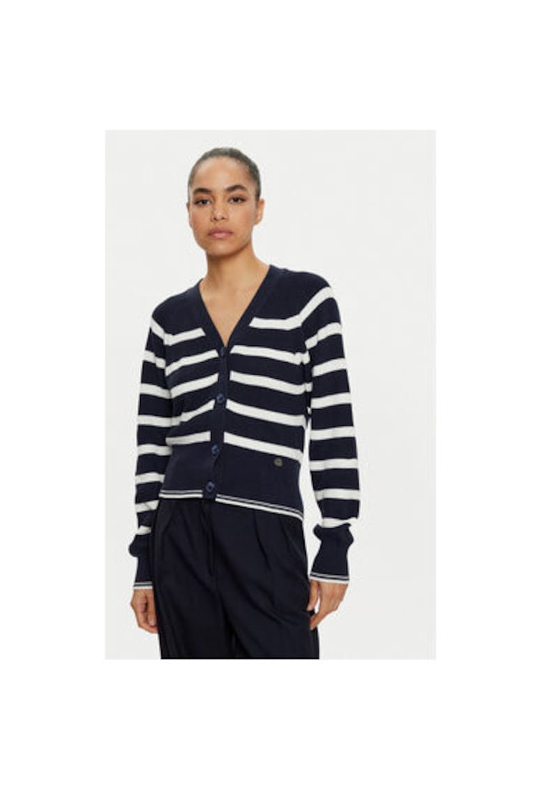 Cardigan dama - 304797408 - Bumbac - Albastru