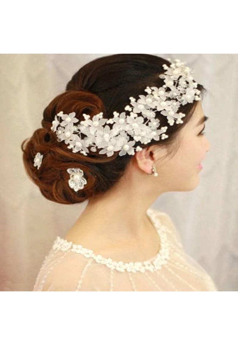 Accesoriu Par Carry - Aliaj metalic - Alb