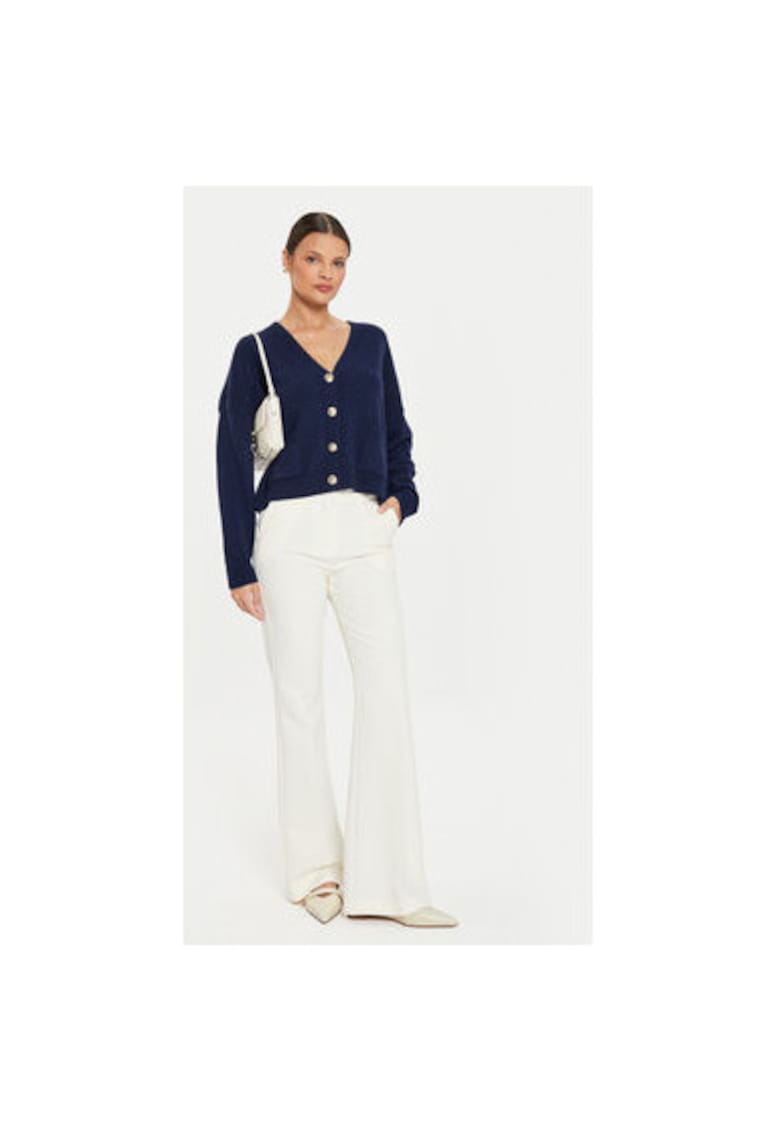 Cardigan dama - 304611056 - Nylon/Viscoza/Lana - One Size INTL - Albastru