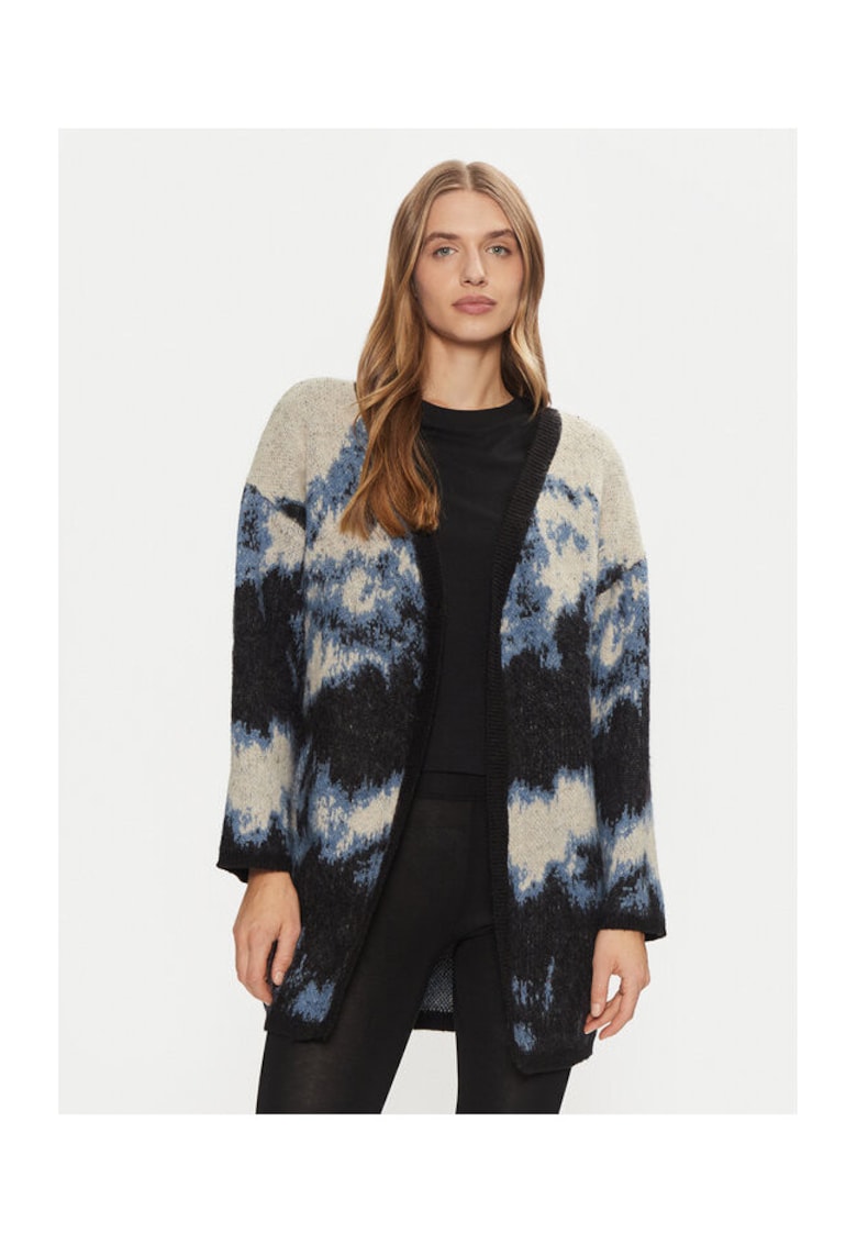 Cardigan dama - 304648311 - Poliester reciclat/Acril - Multicolor - Multicolor