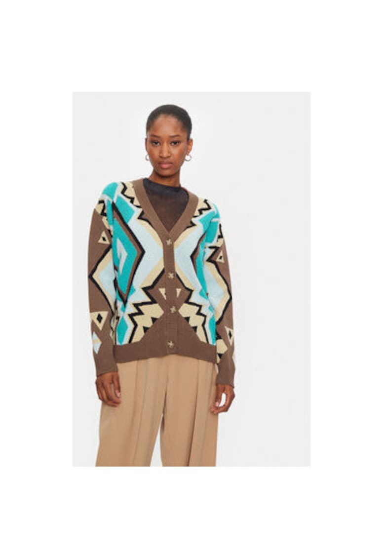 Cardigan dama - 304450167 - Poliamida/Viscoza - Maro