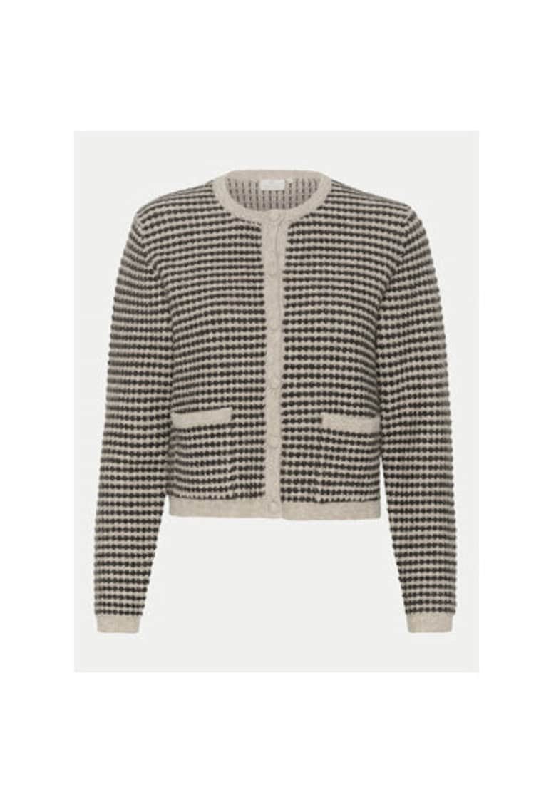 Cardigan dama -  304751929 - Acril/Poliester reciclat/Poliamida - Bej