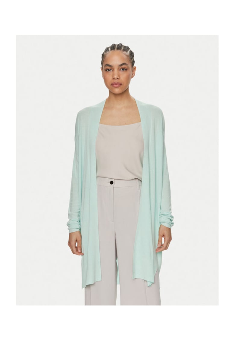 Cardigan dama - 304172847 - Viscoza - One Size INTL - Verde