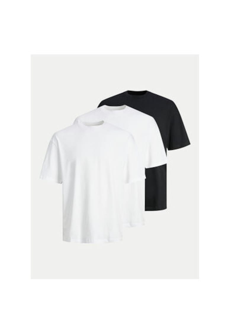 Set 3 tricouri barbati -  304944611 - Bumbac - Multicolor