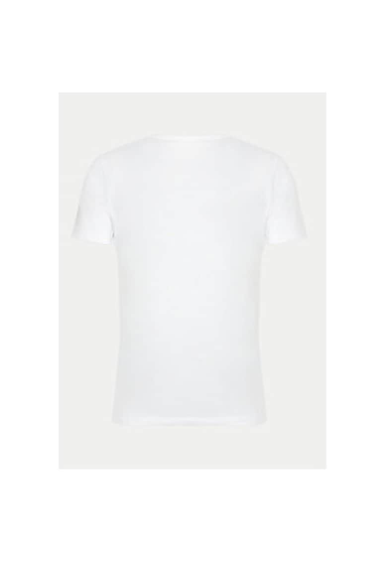 Set 2 tricouri barbati -  304463198 - Bumbac - Alb