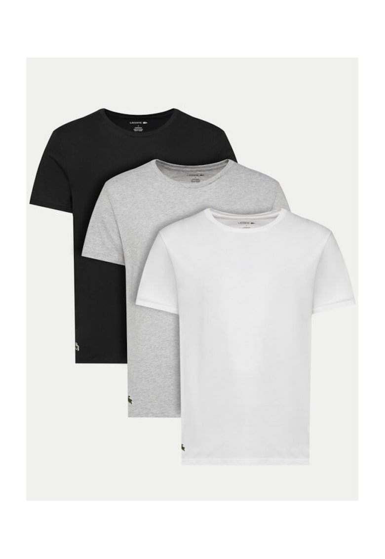 Set 3 tricouri barbati - 304998119 - Bumbac - Multicolor - Multicolor