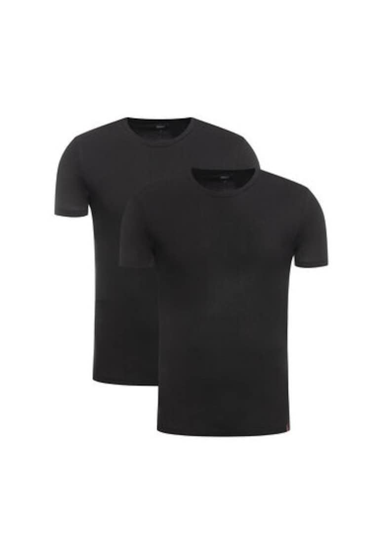 Set 2 tricouri barbati - 206431240 - Bumbac - XS INTL - Negru