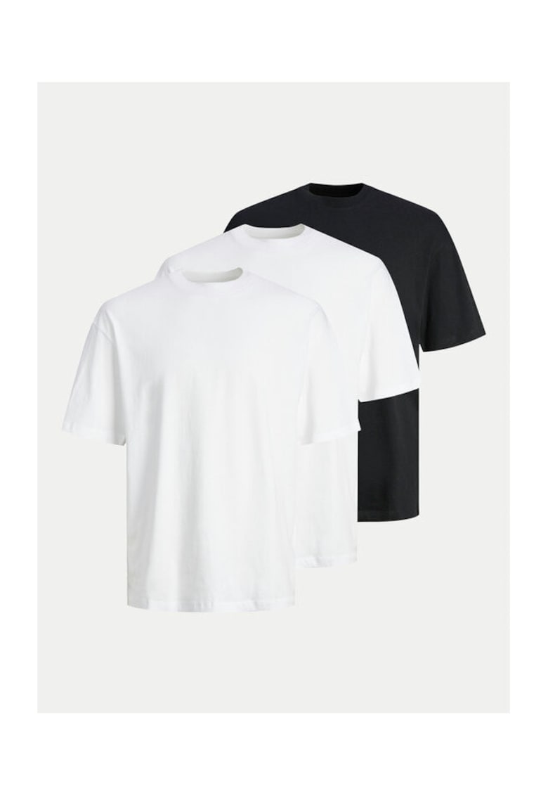 Set 3 tricouri barbati - 304944611 - Bumbac - Multicolor - Multicolor