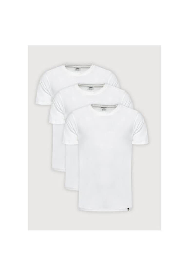 Set 3 tricouri barbati -  209074697 - Bumbac - 2XL INTL - Alb
