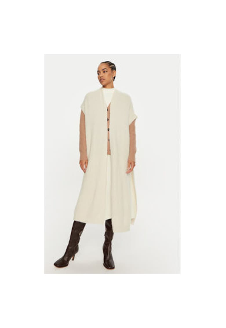 Cardigan dama - 304654862 - Lana Alpaca/Poliamida/Acril - Alb