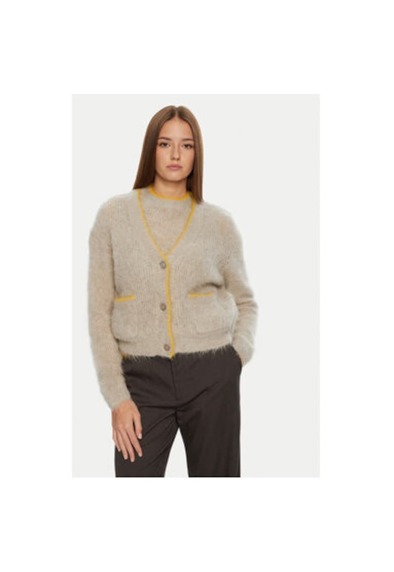Cardigan dama -  304610301 - Lana Alpaca/Poliamida - Bej