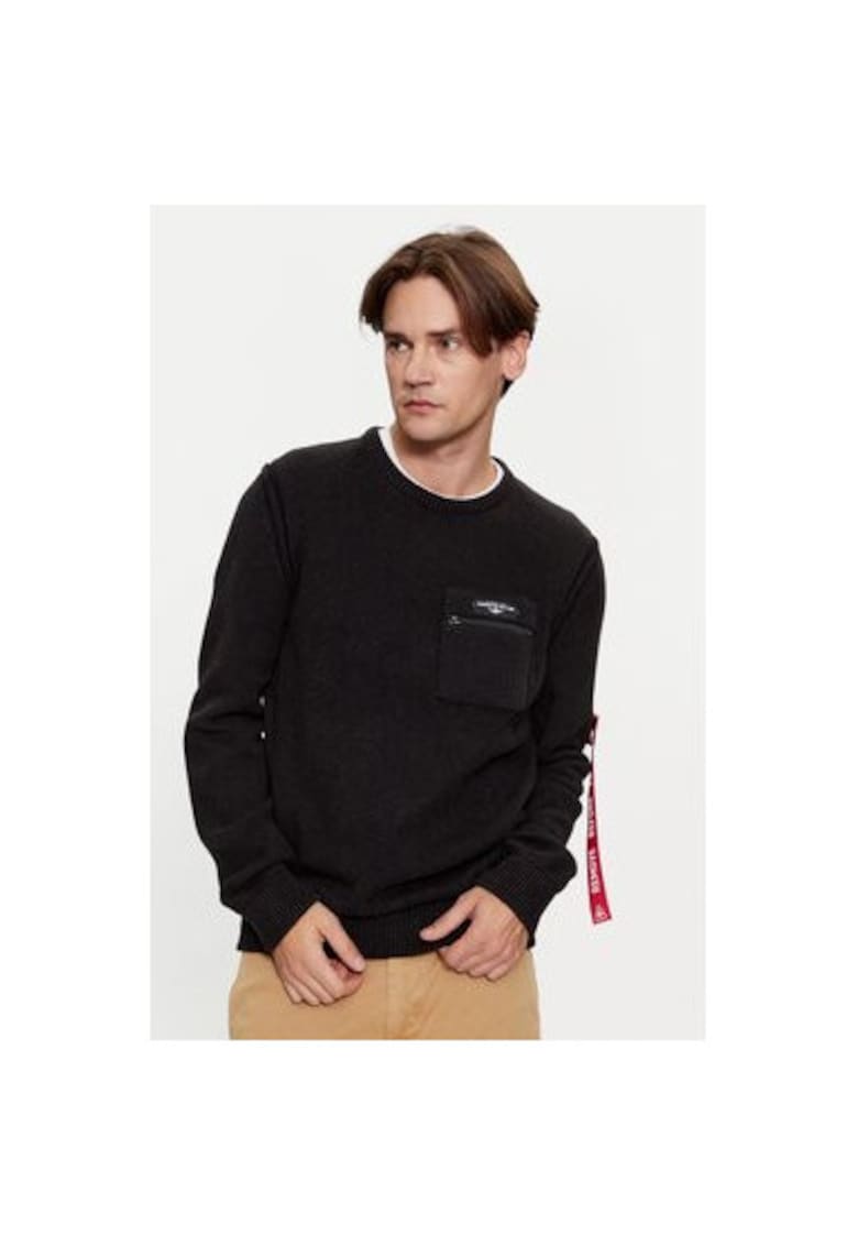 Pulover barbati -  303319717 - Lana/Bumbac/Nylon - Negru