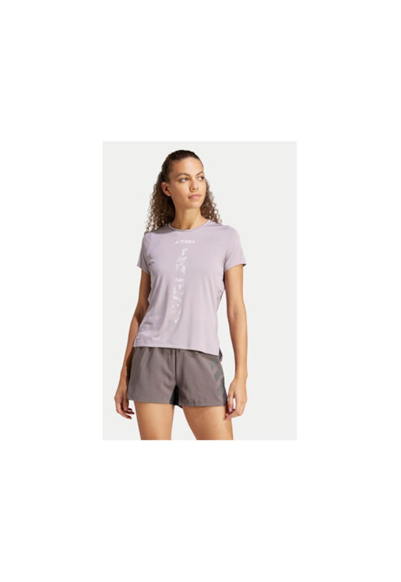 Tricou dama - 303901516 - Poliester reciclat - XS INTL - Violet