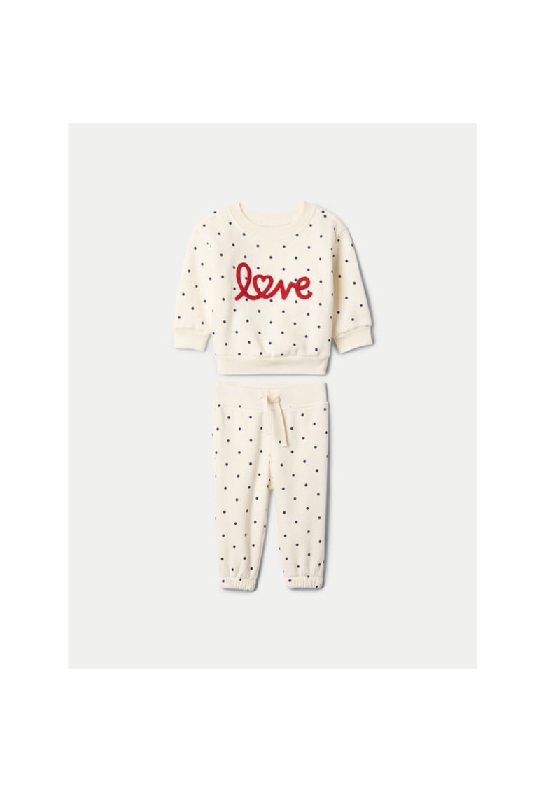 Trening fete - 304985515 - Bumbac organic/Poliester - Bej - Bej
