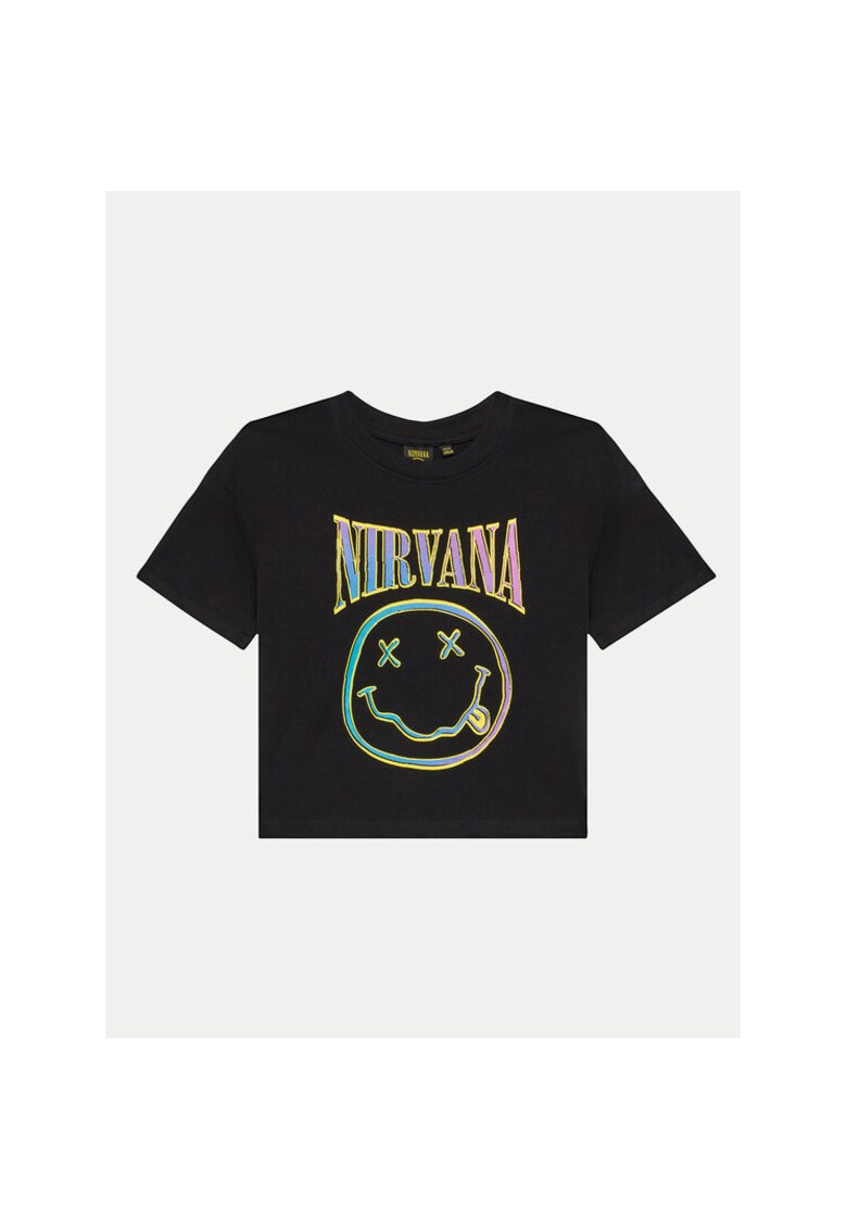 Tricou fete - 303833770 - Bumbac - Negru - Negru