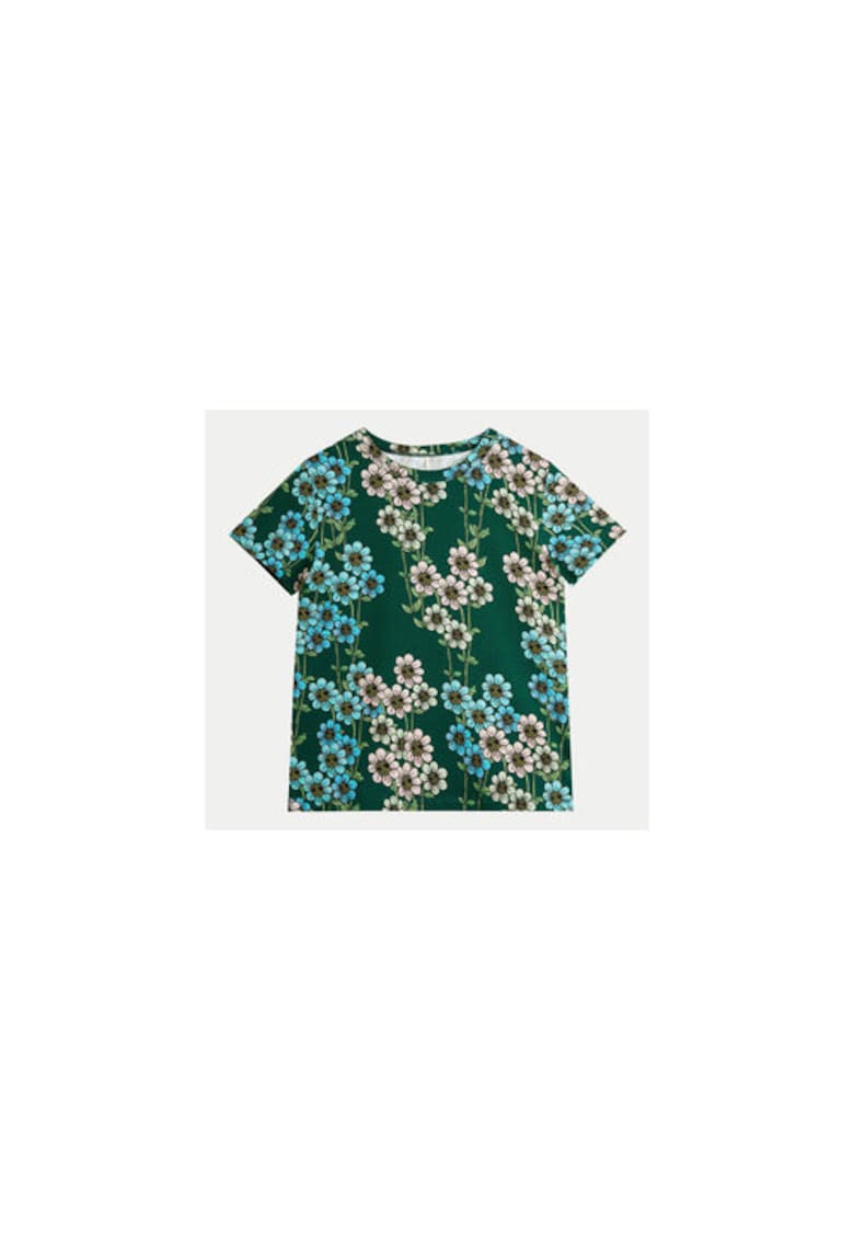Tricou fete - 304158025 - Lyocell - Verde - Verde