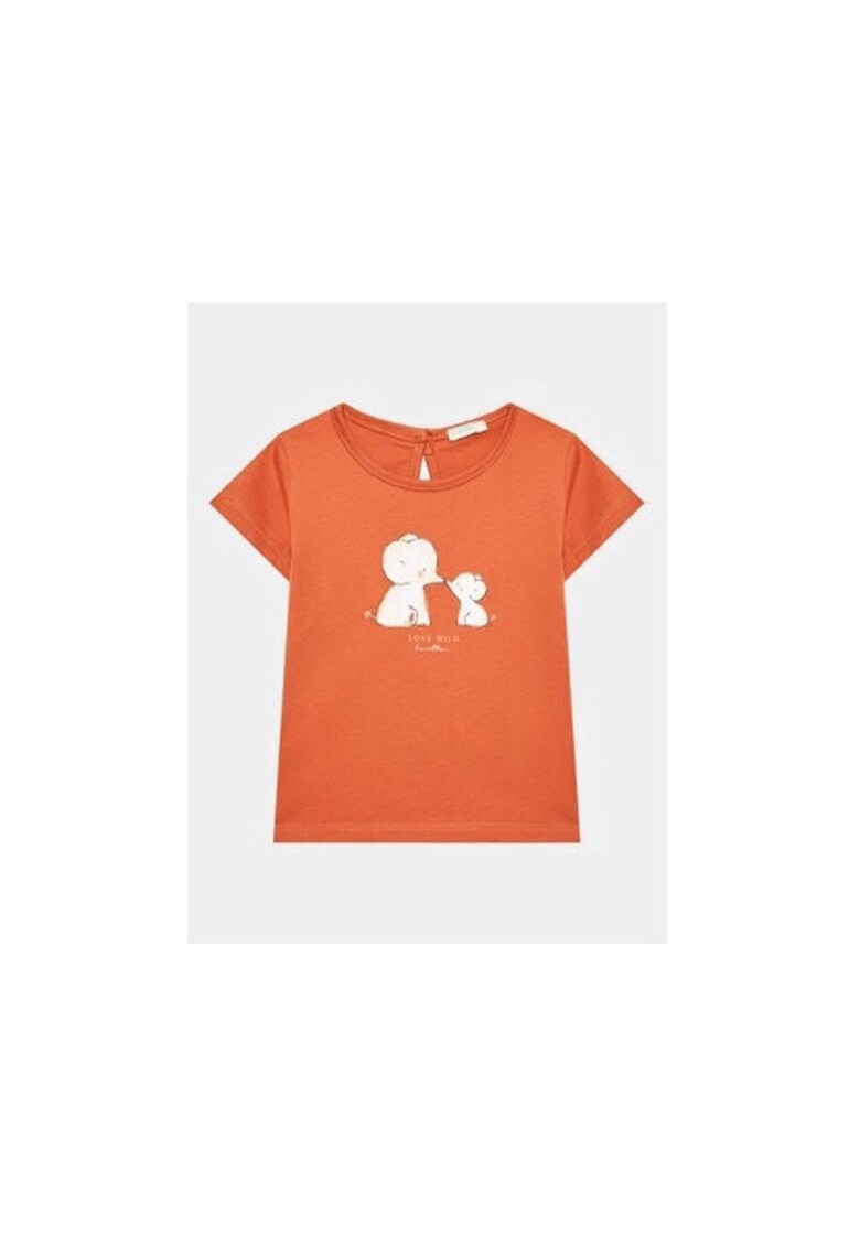 Tricou fete - 302101870 - Bumbac - Portocaliu - Portocaliu