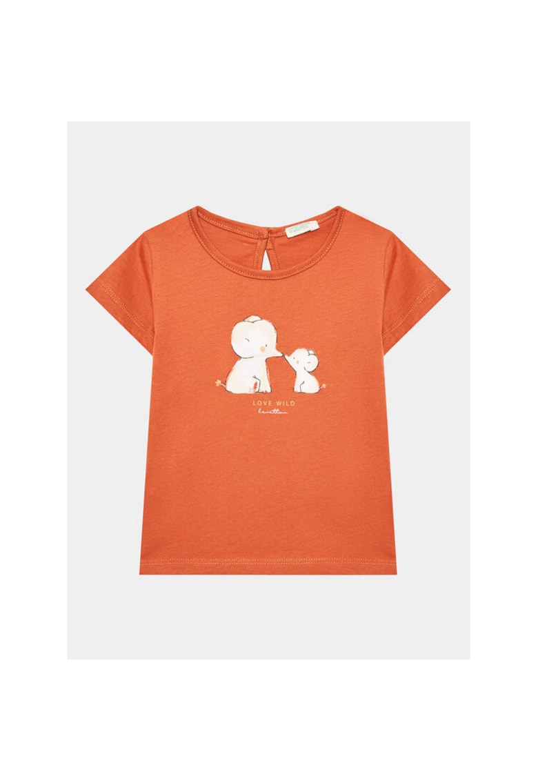 Tricou fete - 302101870 - Bumbac - Portocaliu - Portocaliu