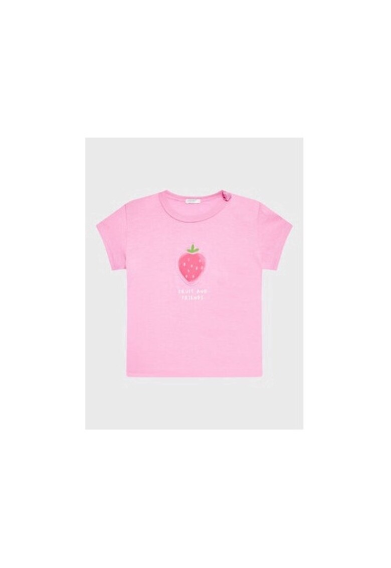 Tricou fete - 301769729 - Bumbac organic - Roz - Roz