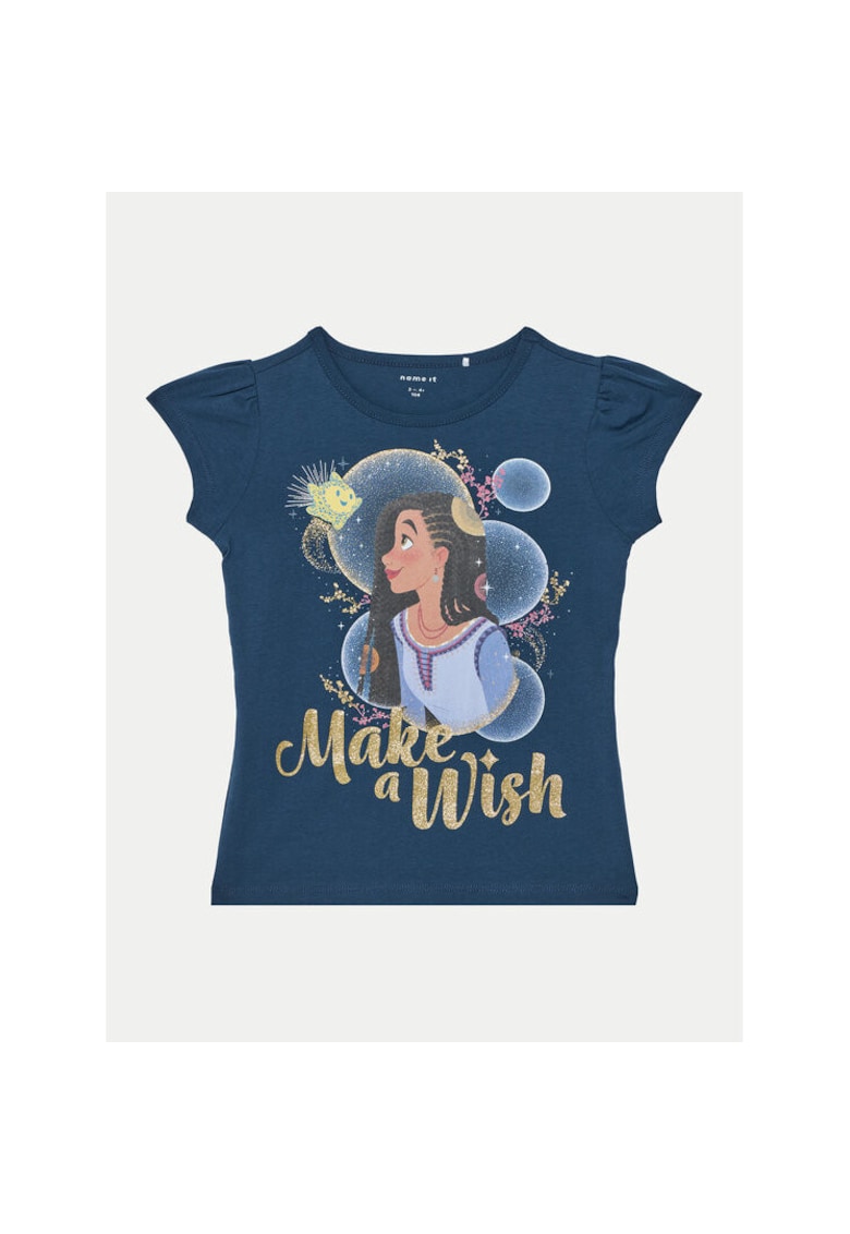 Tricou fete - 304719349 - Bumbac - Albastru - Albastru