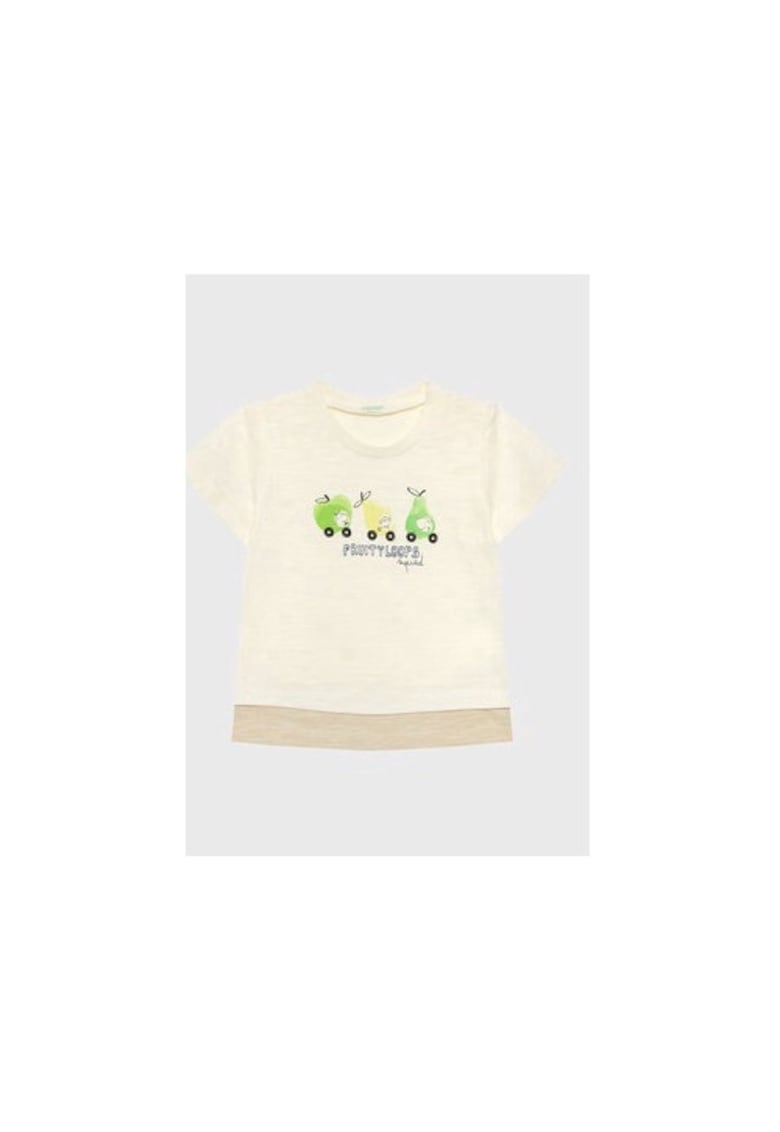 Tricou copii - 301770176 - Bumbac - Bej