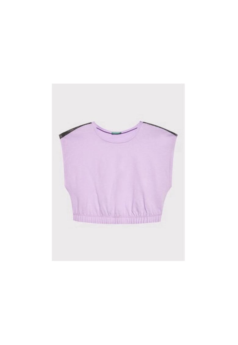 Tricou fete - 300204634 - Bumbac organic - Violet - Violet