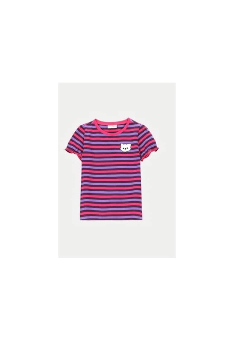 Tricou fete - 304489273 - Bumbac - Roz
