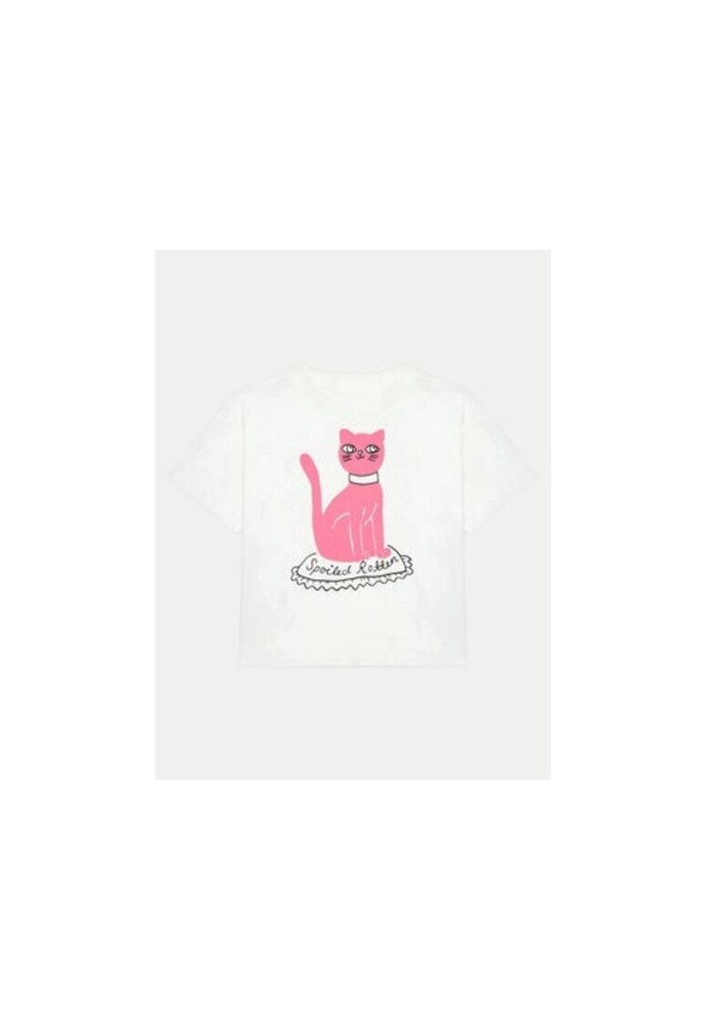 Tricou fete - 304157769 - Bumbac organic - Alb - Alb