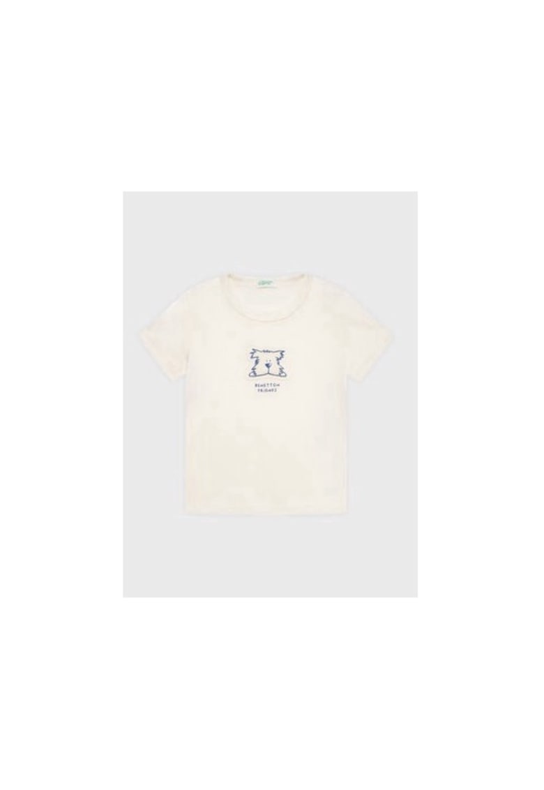 Tricou fete - 301769705 - Bumbac organic - Bej - Bej