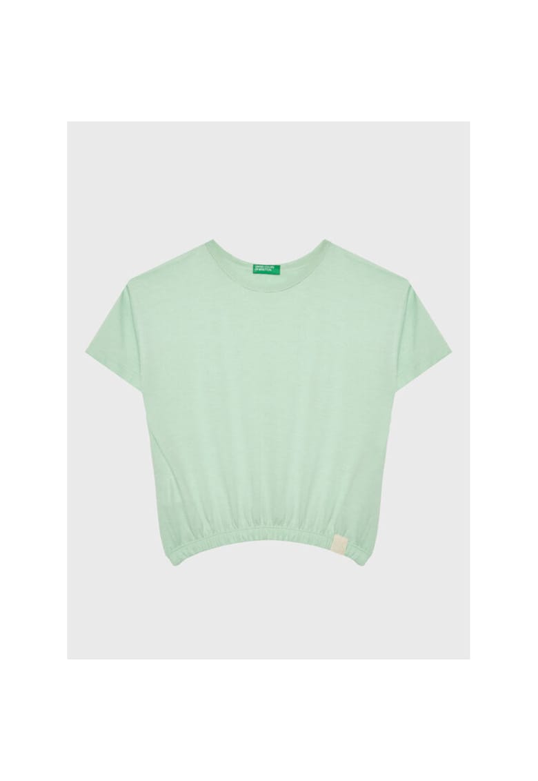 Tricou fete - 301770954 - Poliester/Bumbac - Verde - Verde