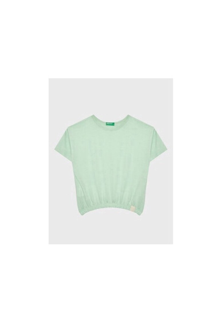 Tricou fete - 301770954 - Poliester/Bumbac - Verde - Verde