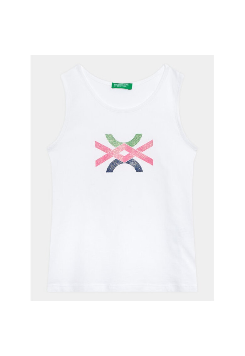 Tricou fete - 302097609 - Bumbac - Alb - Alb