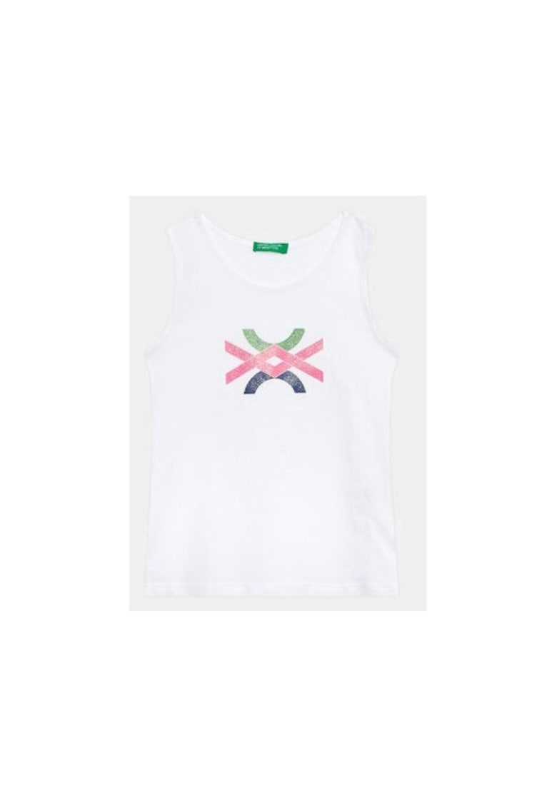 Tricou fete - 302097609 - Bumbac - Alb - Alb