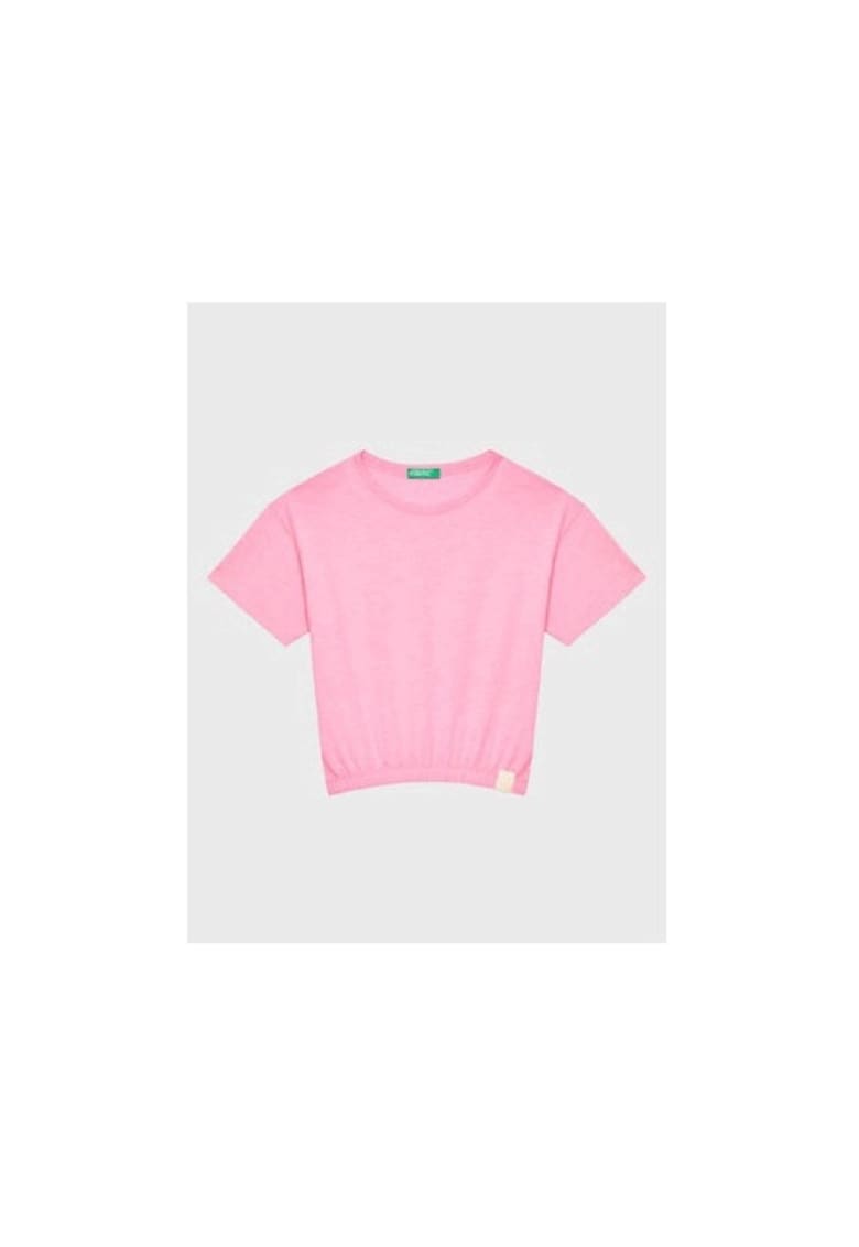 Tricou fete - 301770947 - Poliester/Bumbac - Roz - Roz