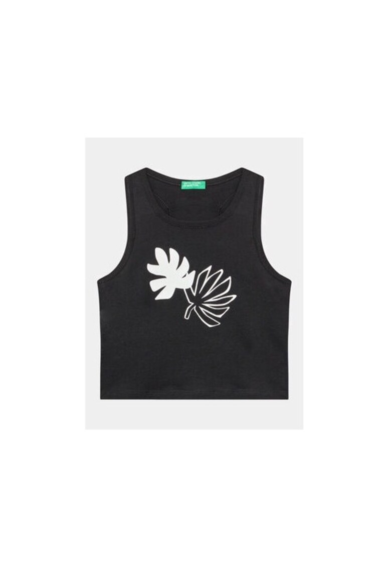 Tricou fete - 302093342 - Bumbac - Negru - Negru