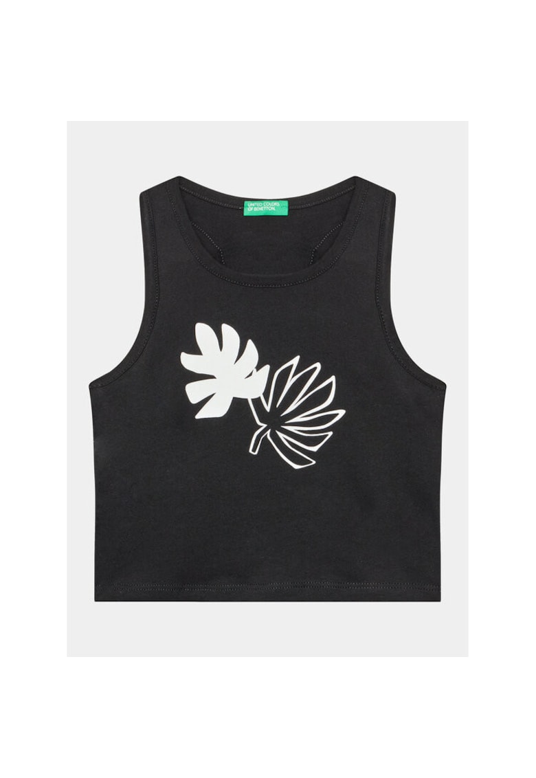 Tricou fete - 302093342 - Bumbac - Negru - Negru