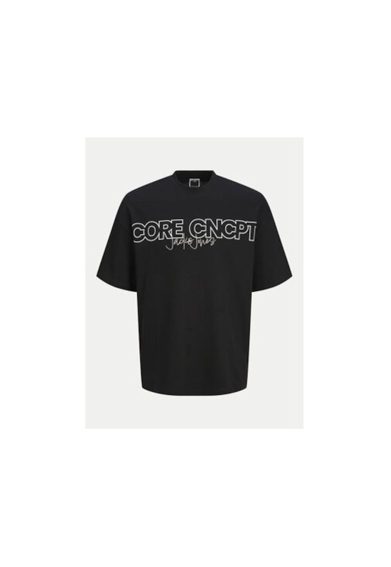 Tricou baieti - 304388415 - Bumbac/Poliester - Negru - Negru