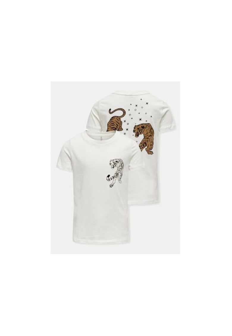 Tricou fete - 304502903 - Bumbac organic - Alb - Alb