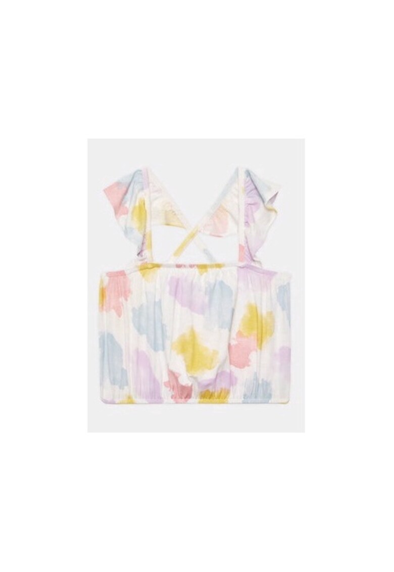 Tricou fete - 302093878 - Viscoza - Multicolor - Multicolor