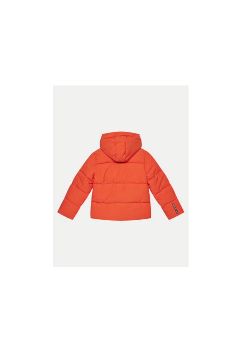 Geaca ski baieti - 303943882 - Poliester - Negru - Portocaliu
