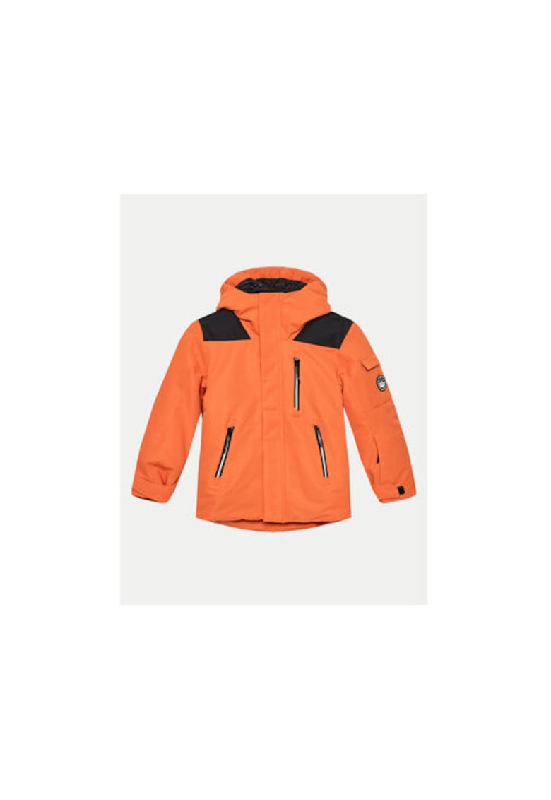 Geaca snowboard baieti - 303943929 - Poliester - Portocaliu - Portocaliu