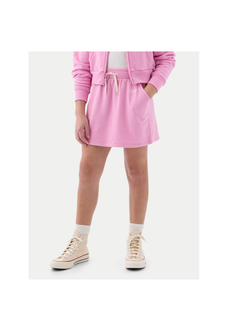 Fusta fete - 304164309 - Bumbac - Roz - Roz