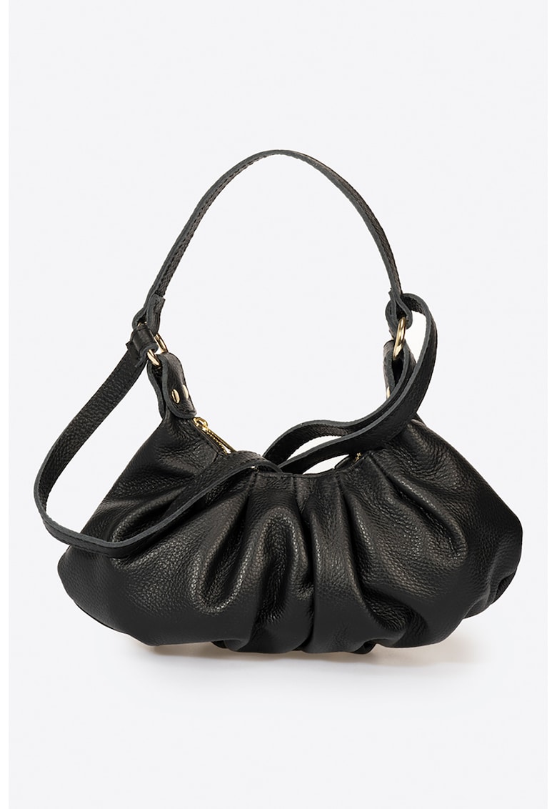 Geanta din piele cu bareta de umar