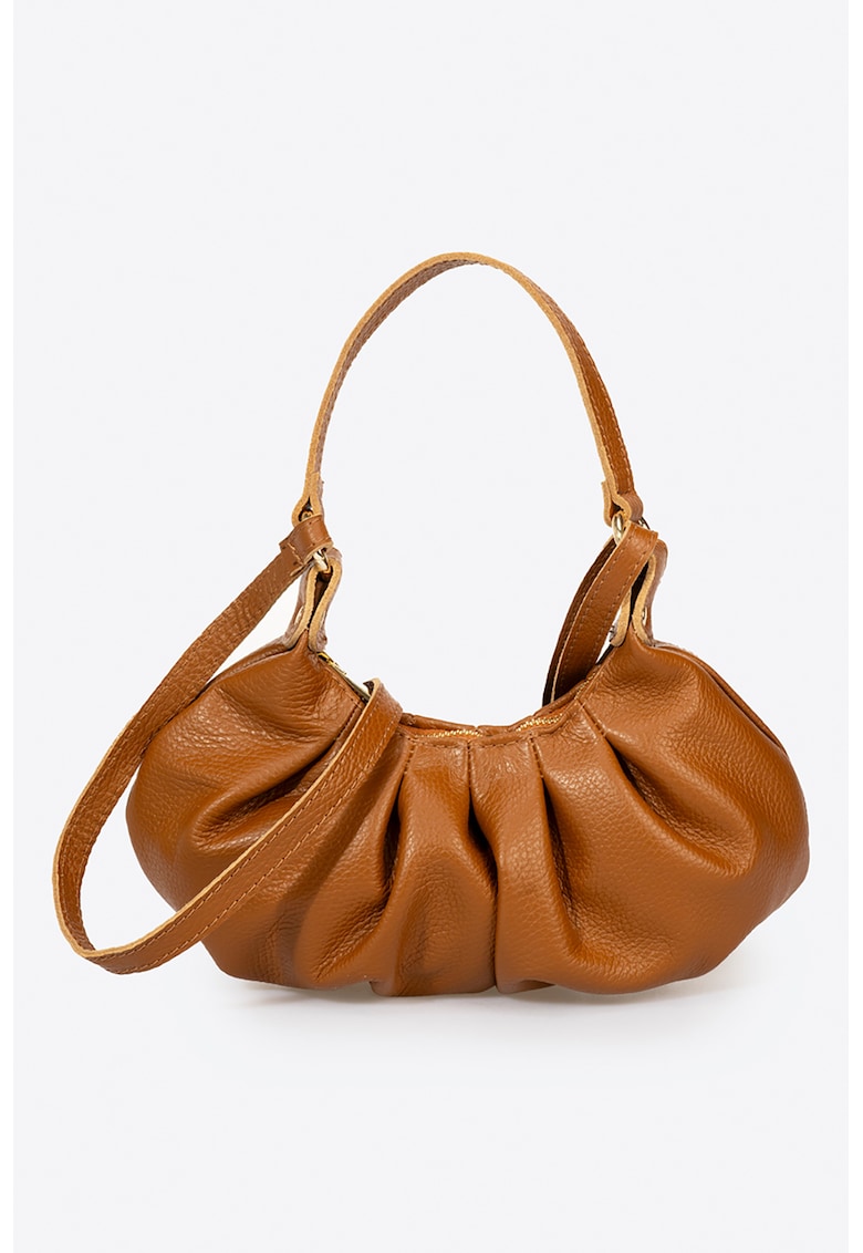 Geanta din piele cu bareta de umar