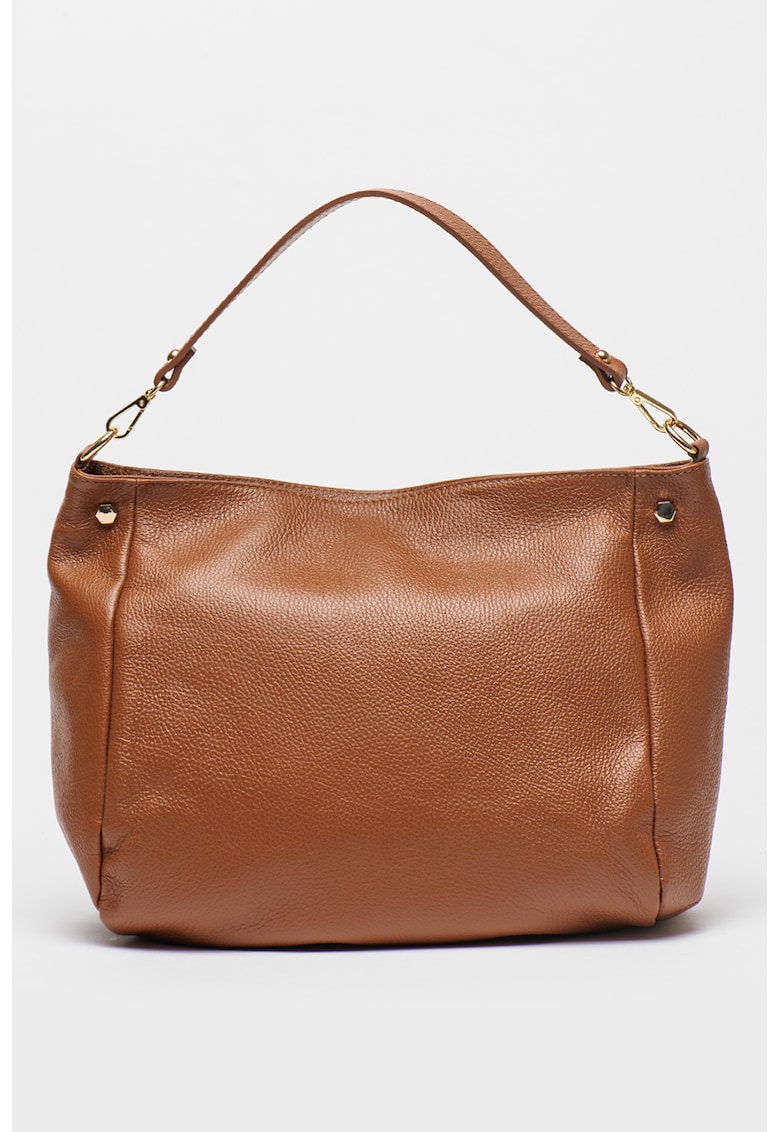 Geanta hobo din piele cu bareta detasabila